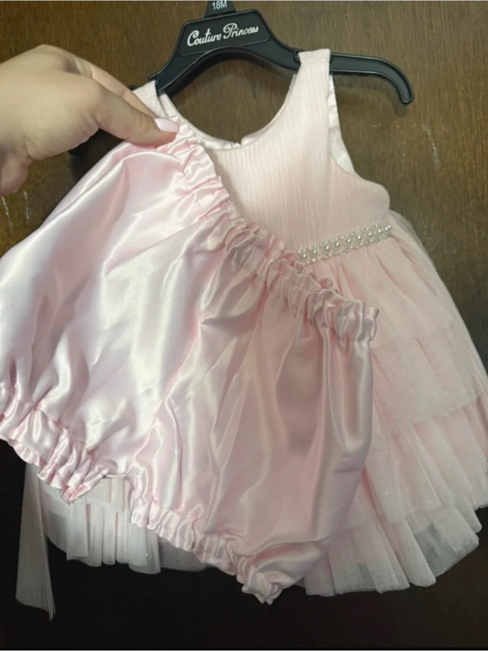 Couture Princess Pink Tulle Ruffle Party Dress for Girls